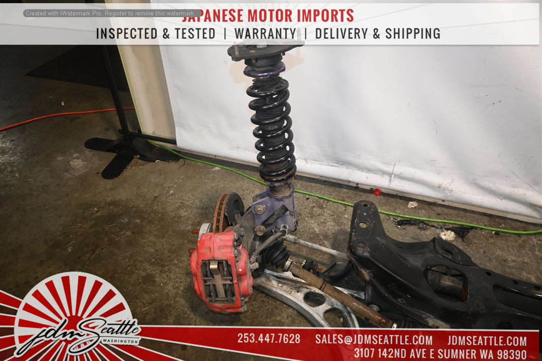 JDM 02-05 SUBARU FORESTER COMPLETE FRONT AND REAR SUBFRAME WITH COMPONETS AND DIFFERENCIAL
