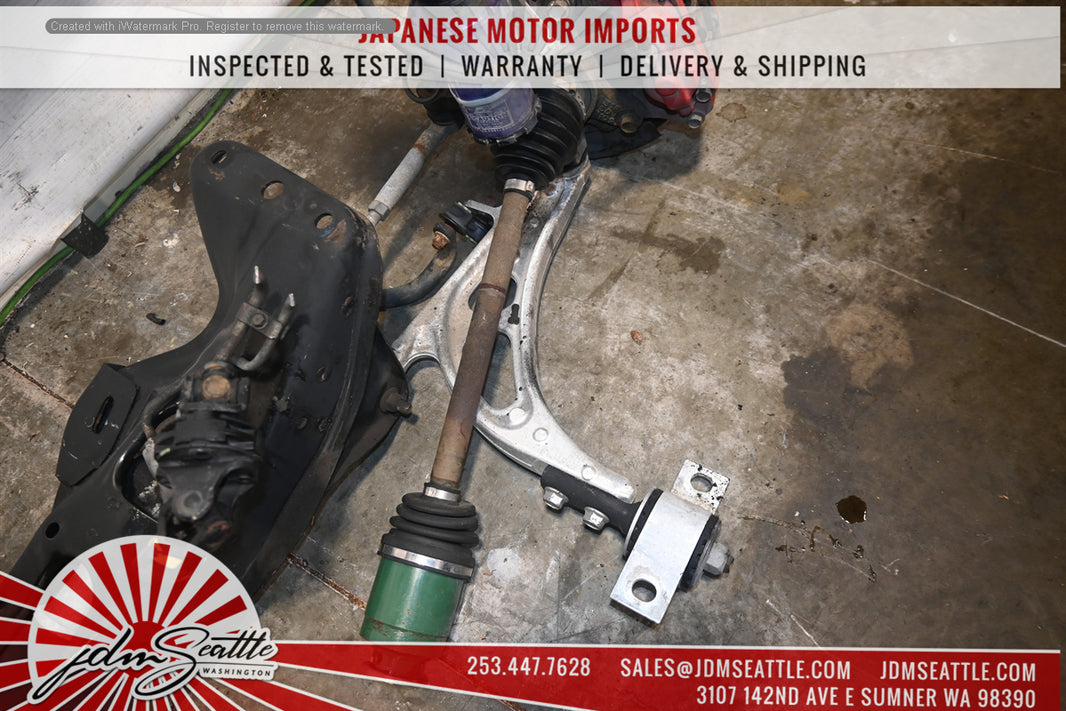 JDM 02-05 SUBARU FORESTER COMPLETE FRONT AND REAR SUBFRAME WITH COMPONETS AND DIFFERENCIAL