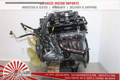 05-13 NISSAN FRONTIER PATHFINDER XTERRA 4.0L ENGINE JDM VQ40DE