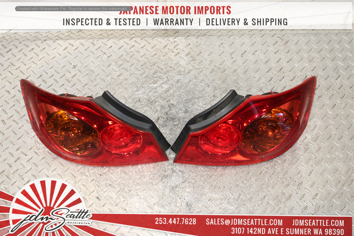 INFINITI G35 NISSAN 350GT SKYLINE SEDAN 07-13 FRONT END CLIP WITH TRUNK, TAILIGHTS