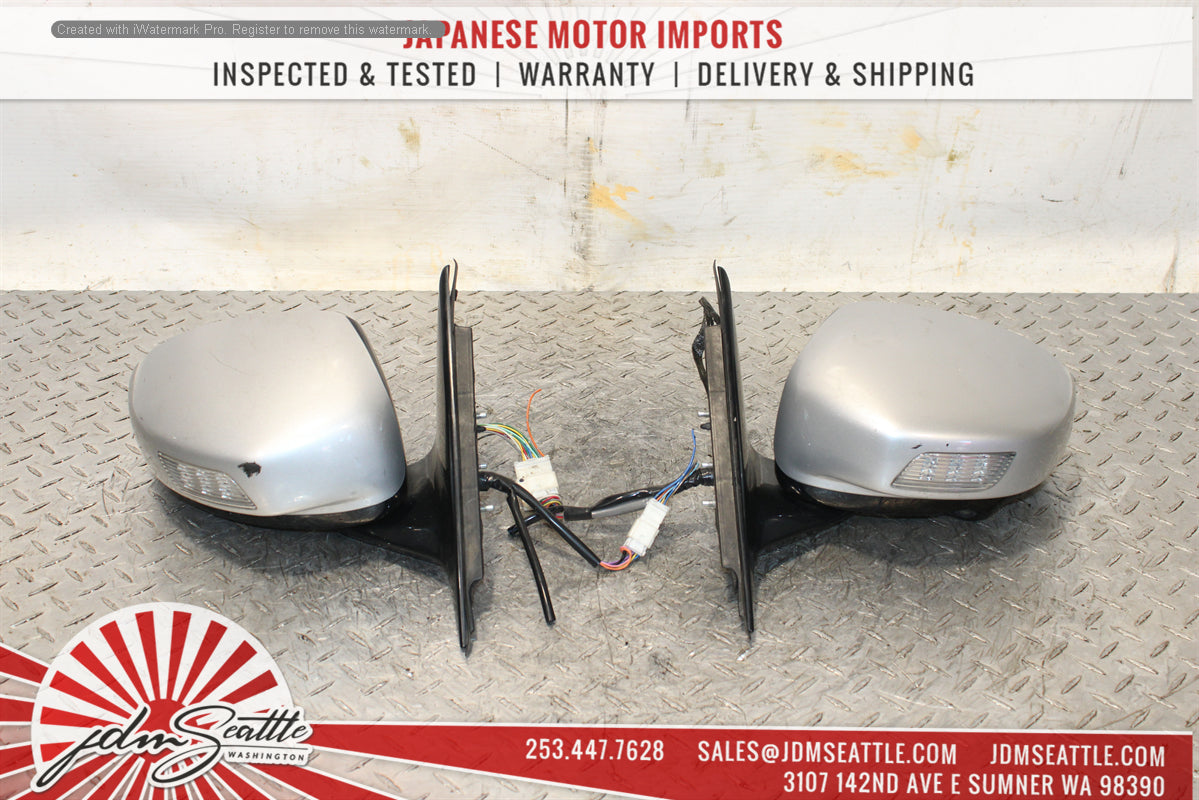 JDM NISSAN SKYLINE V36 350GT INFINITI G37 07-14 SIDE MIRRORS WITH CAMERA