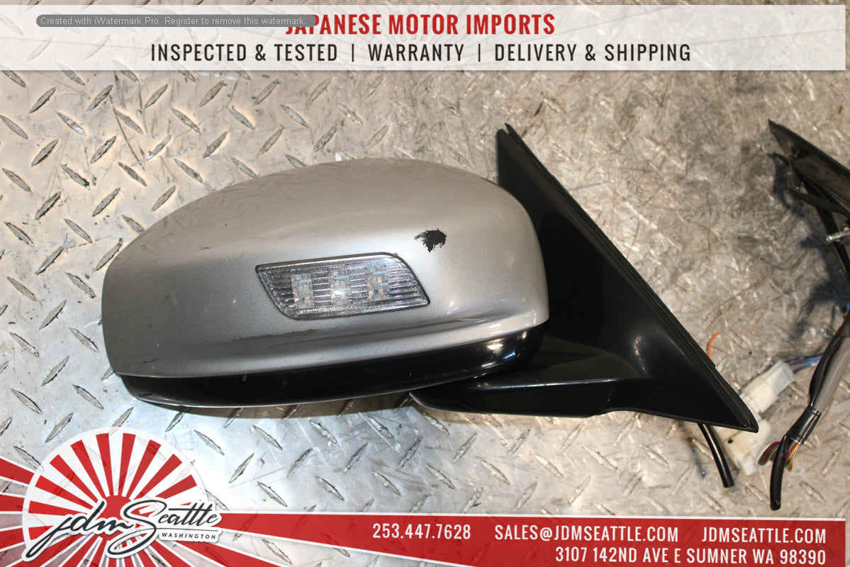 JDM NISSAN SKYLINE V36 350GT INFINITI G37 07-14 SIDE MIRRORS WITH CAMERA