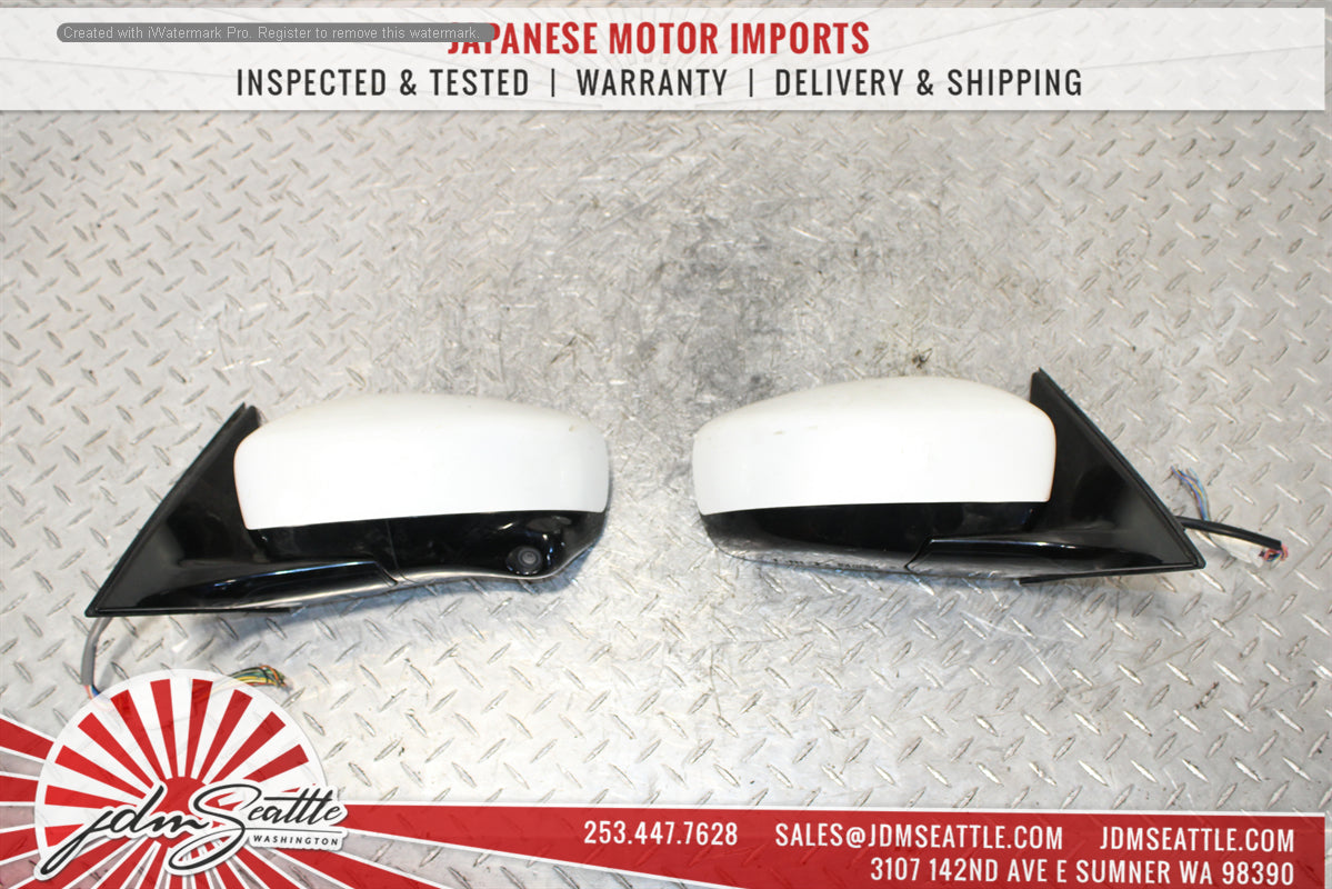 JDM NISSAN SKYLINE V36 350GT INFINITI G37 07-14 SIDE MIRRORS WITH CAMERA