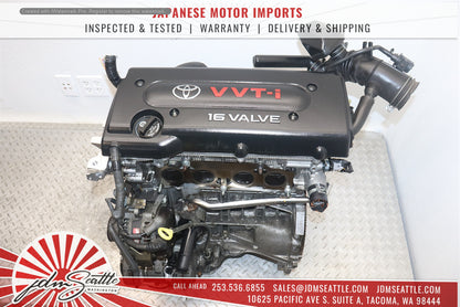 02-09 TOYOTA CAMRY 04-08 RAV4 01-06 HIGHLANDER 2.4L 4CYL ENGINE JDM 2AZ-FE