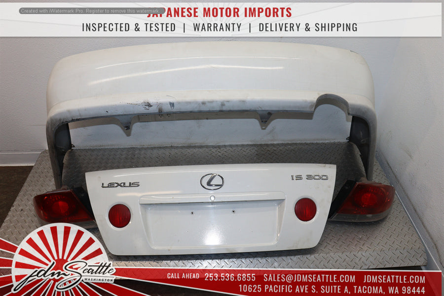 Lexus IS300 Toyota Altezza Trunk Lip, Rear Bumper and Taillights L/R