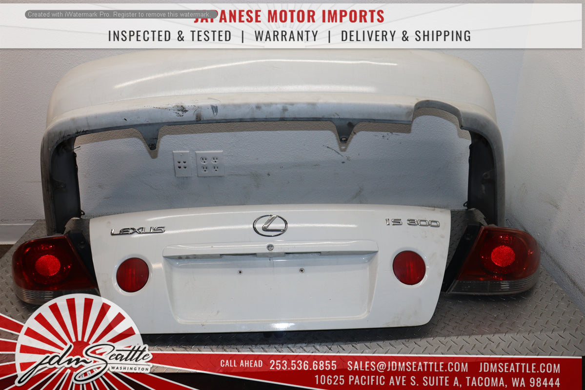 Lexus IS300 Toyota Altezza Trunk Lip, Rear Bumper and Taillights L/R