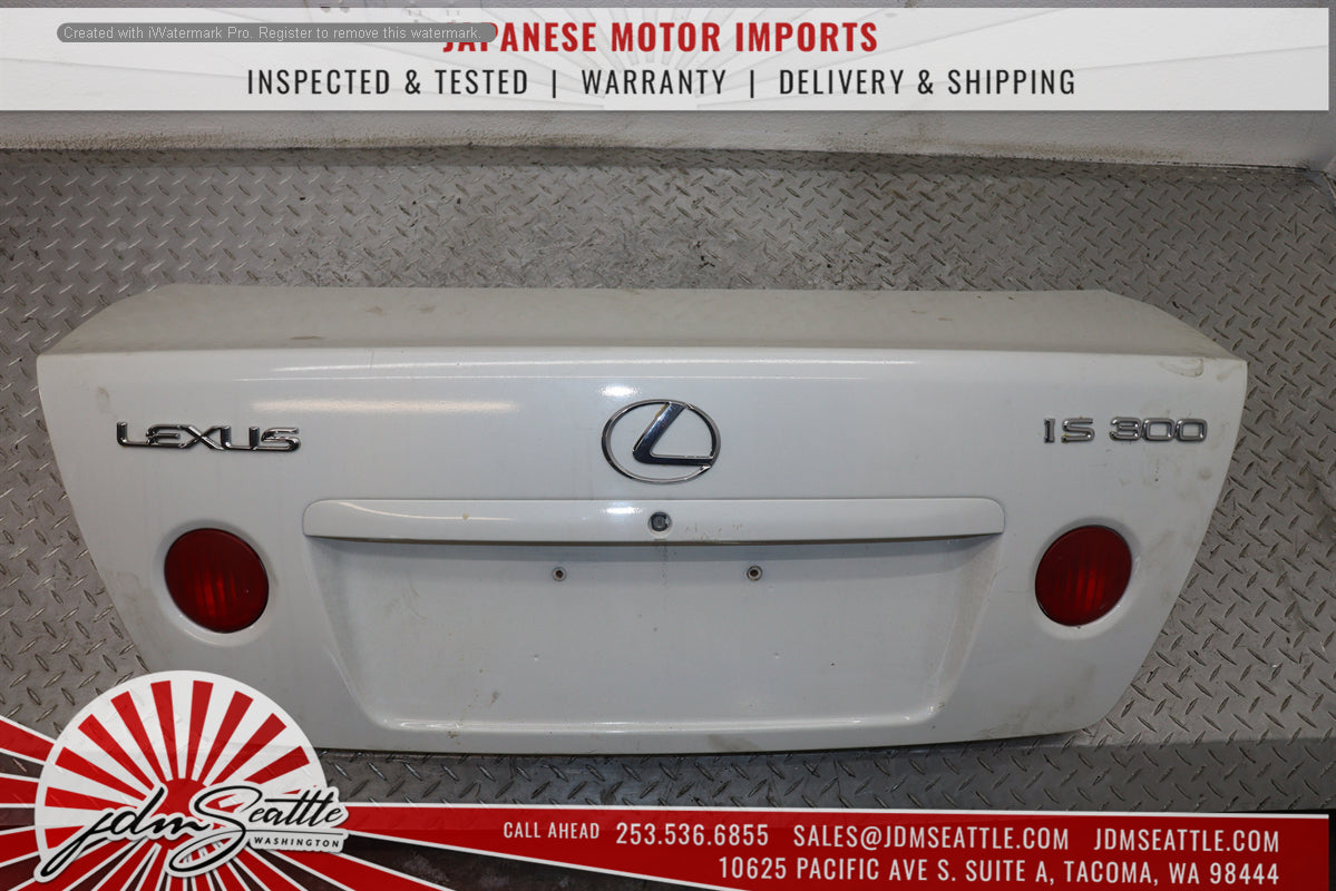 Lexus IS300 Toyota Altezza Trunk Lip, Rear Bumper and Taillights L/R