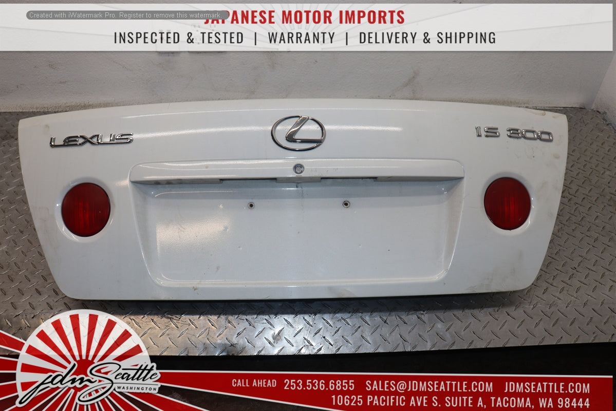 Lexus IS300 Toyota Altezza Trunk Lip, Rear Bumper and Taillights L/R
