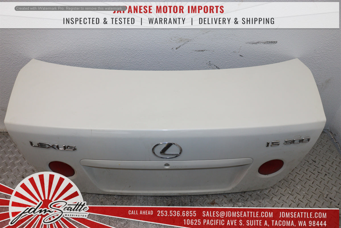 Lexus IS300 Toyota Altezza Trunk Lip, Rear Bumper and Taillights L/R