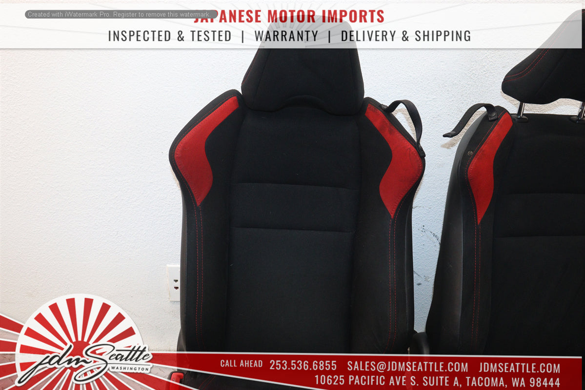 13-16 SCION FR-S SUBARU BR-Z FRONT RIGHT & LEFT BUCKET SEATS MANUAL