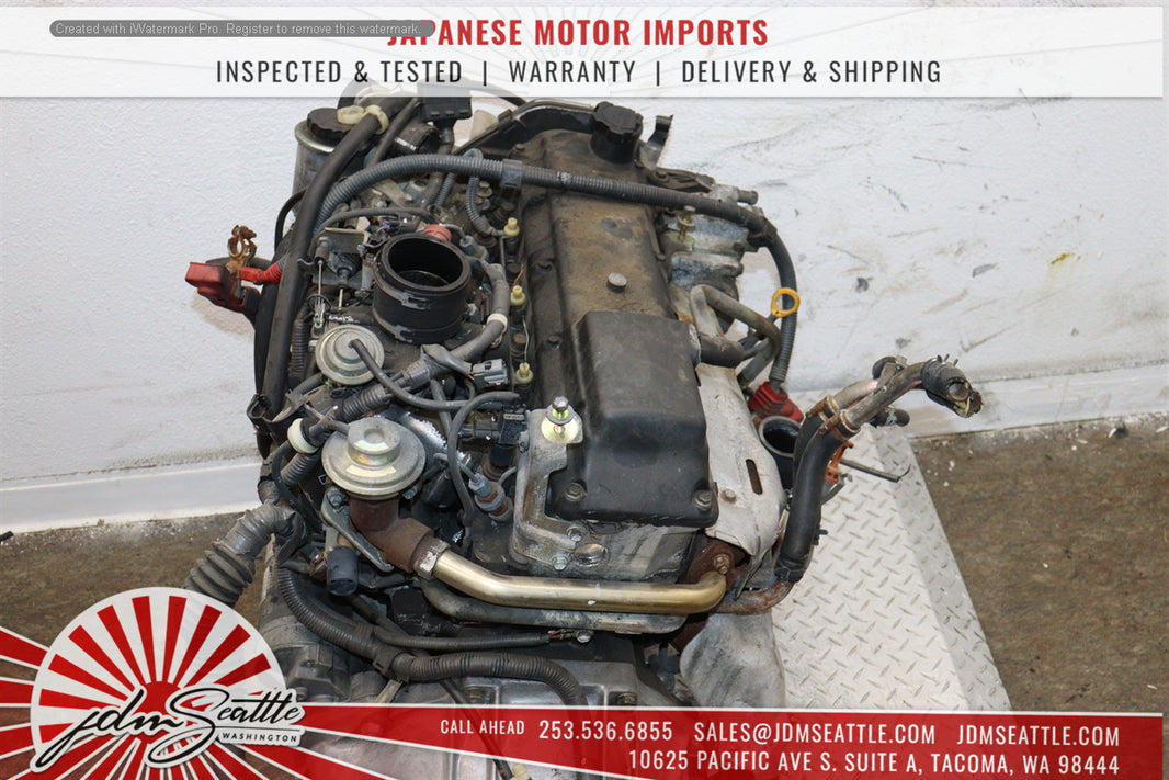 JDM Toyota 1KZ-TE Turbo Diesel 3.0L 4RUNNER HILUX SURF ENGINE & TRANS 1KZ-TE