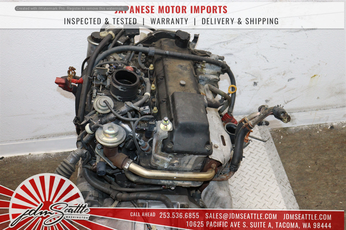 JDM Toyota 1KZ-TE Turbo Diesel 3.0L 4RUNNER HILUX SURF ENGINE & TRANS 1KZ-TE