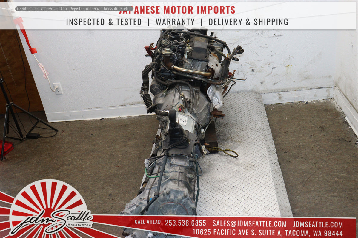 JDM Toyota 1KZ-TE Turbo Diesel 3.0L 4RUNNER HILUX SURF ENGINE & TRANS 1KZ-TE