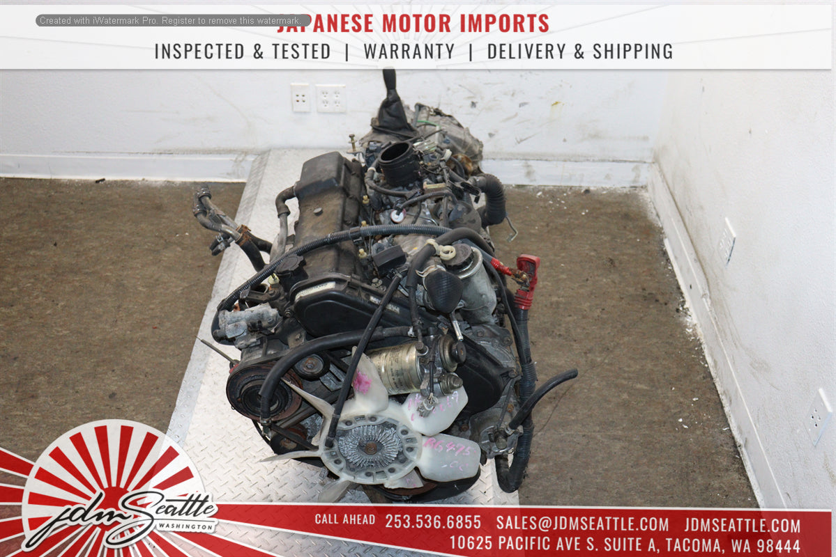 JDM Toyota 1KZ-TE Turbo Diesel 3.0L 4RUNNER HILUX SURF ENGINE & TRANS 1KZ-TE