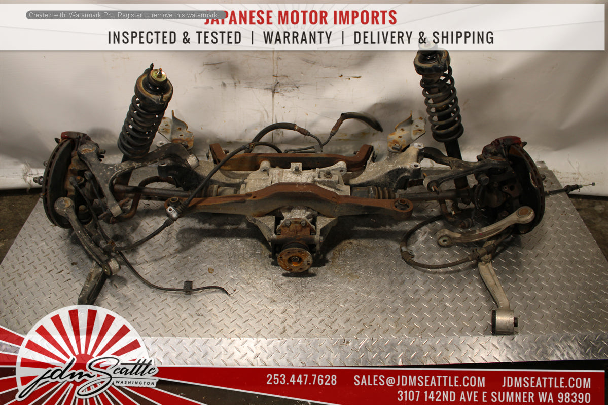 JDM MITSUBISHI EVO 7 8 CT9A COMPLETE FRONT AND REAR SUSPENSION, SUBFRAMES WITH DIFFERENTIAL