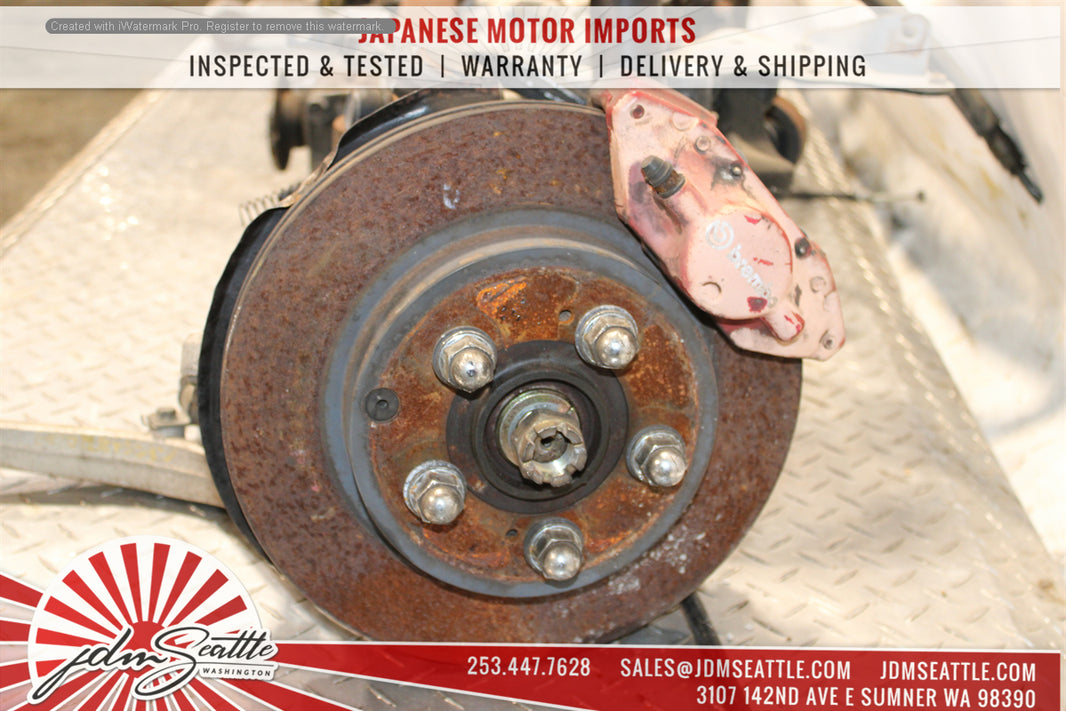 JDM MITSUBISHI EVO 7 8 CT9A COMPLETE FRONT AND REAR SUSPENSION, SUBFRAMES WITH DIFFERENTIAL