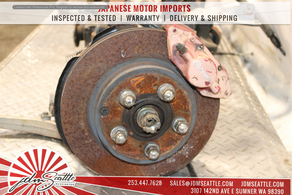 JDM MITSUBISHI EVO 7 8 CT9A COMPLETE FRONT AND REAR SUSPENSION, SUBFRAMES WITH DIFFERENTIAL
