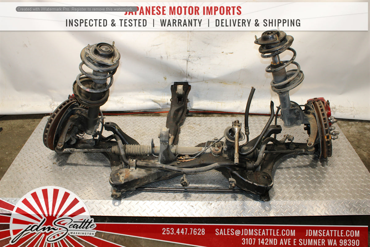 JDM MITSUBISHI EVO 7 8 CT9A COMPLETE FRONT AND REAR SUSPENSION, SUBFRAMES WITH DIFFERENTIAL