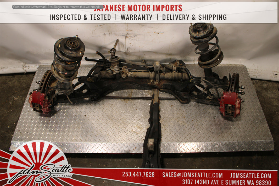 JDM MITSUBISHI EVO 7 8 CT9A COMPLETE FRONT AND REAR SUSPENSION, SUBFRAMES WITH DIFFERENTIAL