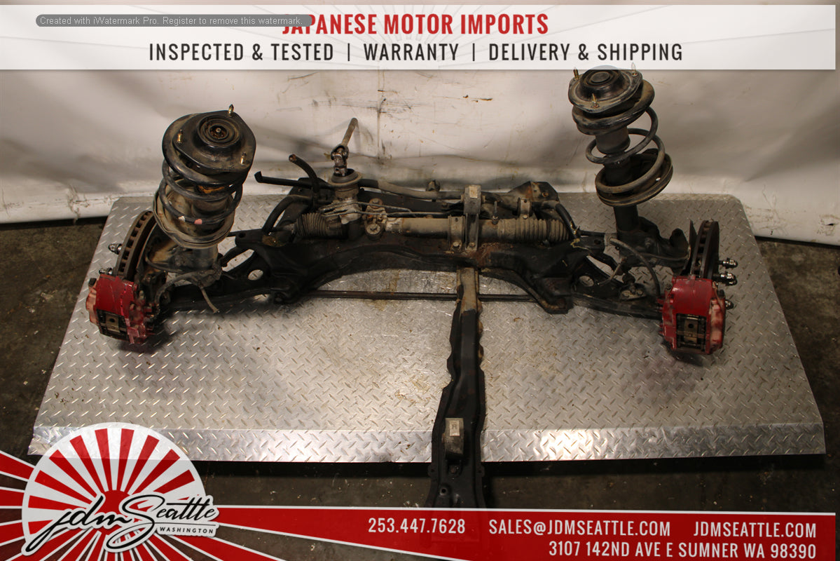 JDM MITSUBISHI EVO 7 8 CT9A COMPLETE FRONT AND REAR SUSPENSION, SUBFRAMES WITH DIFFERENTIAL