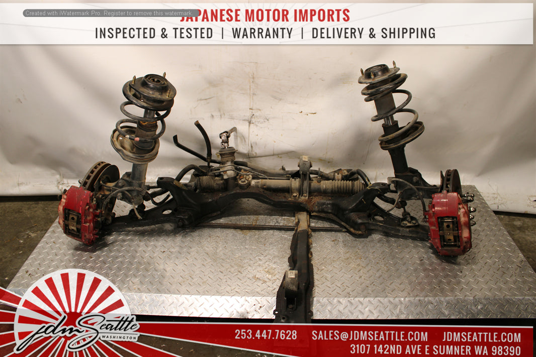 JDM MITSUBISHI EVO 7 8 CT9A COMPLETE FRONT AND REAR SUSPENSION, SUBFRAMES WITH DIFFERENTIAL